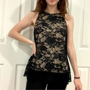 Rue21 Floral Lace Sleeveless Blouse